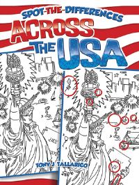 Book Cover for Spot-The-Differences Across the USA by Tony Tallarico
