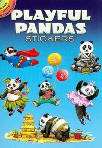 Book Cover for Playful Pandas Stickers by YuMei Han