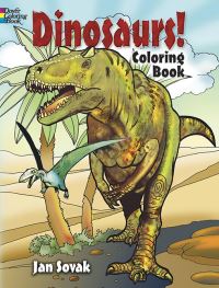 Book Cover for Dinosaurs! Coloring Book by Jan Sovak