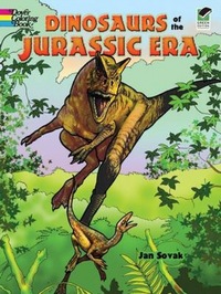 Book Cover for Dinosaurs of the Jurassic Era by Jan Sovak