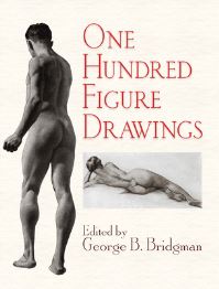 Book Cover for One Hundred Figure Drawings by George Brant Bridgman