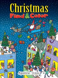 Book Cover for Christmas Find and Color by Agostino Traini, Christmas