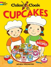 Book Cover for Color and Cook Cupcakes by Monica Wellington