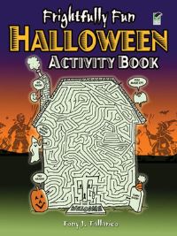 Book Cover for Frightfully Fun Halloween Activity Book by Tony Tallarico