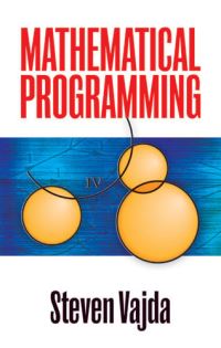 Book Cover for Mathematical Programming by S Vajda