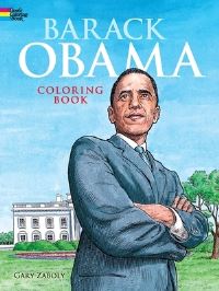 Book Cover for Barack Obama Coloring Book by Gary Zaboly, Martin Gardner