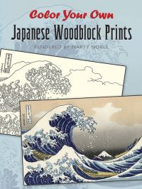 Book Cover for Color Your Own Japanese Woodblock Prints by Marty Noble