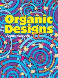 Book Cover for Organic Designs Coloring Book by Jessica Mazurkiewicz