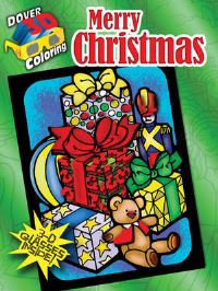 Book Cover for 3-D Coloring Book - Merry Christmas by Ted Menten, John Green