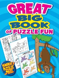 Book Cover for Great Big Book of Puzzle Fun by Dover