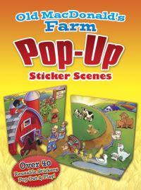 Book Cover for Old MacDonald's Farm PopUp Sticker Scenes by Robbie Stillerman