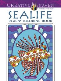 Book Cover for Creative Haven Sealife Designs by Kelly Montgomery