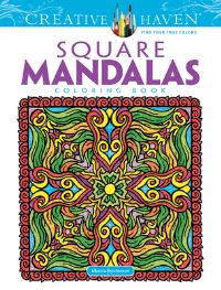 Book Cover for Creative Haven Square Mandalas by Alberta Hutchinson