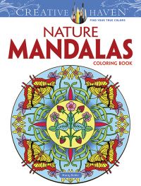 Book Cover for Creative Haven Nature Mandalas by Marty Noble