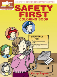 Book Cover for BOOST Safety First Coloring Book by Cathy Beylon