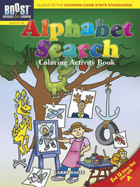 Book Cover for BOOST Alphabet Search Coloring Activity Book by Larry Daste