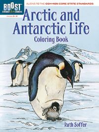 Book Cover for BOOST Arctic and Antarctic Life Coloring Book by Ruth Soffer