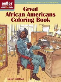 Book Cover for BOOST Great African Americans Coloring Book by Taylor Oughton