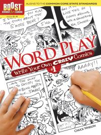 Book Cover for BOOST Word Play Write Your Own Crazy Comics #1 by Chuck Whelon