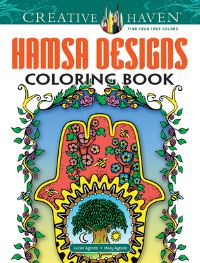 Book Cover for Creative Haven Hamsa Designs Coloring Book by Mary Agredo