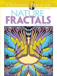 Book Cover for Creative Haven Nature Fractals Coloring Book by Mary Agredo