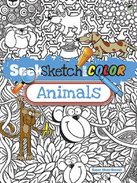 Book Cover for Seek, Sketch and Color -- Animals by Susan ShawRussell