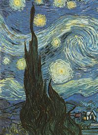 Book Cover for Van Gogh's Starry Night Notebook by Van Gogh