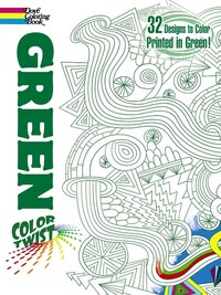 Book Cover for COLORTWIST -- Green Coloring Book by Jessica Mazurkiewicz
