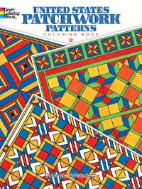 Book Cover for United States Patchwork Patterns Coloring Book by Carol Schmidt