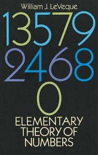 Book Cover for Elementary Theory of Numbers by William Judson LeVeque
