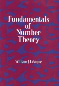 Book Cover for Fundamentals of Number Theory by William Judson LeVeque