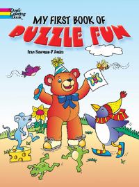 Book Cover for My First Book of Puzzle Fun by Fran NewmanDAmico