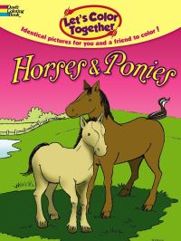 Book Cover for Let's Color Together -- Horses and Ponies by Cathy Beylon