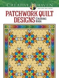 Book Cover for Creative Haven Patchwork Quilt Designs Coloring Book by Carol Schmidt