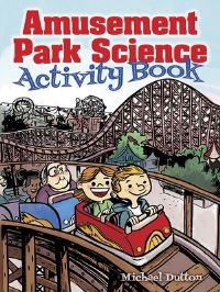 Book Cover for Amusement Park Science Activity Book by Michael Dutton
