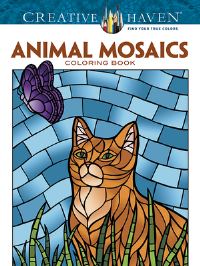 Book Cover for Creative Haven Animals Mosaics Coloring Book by Jessica Mazurkiewicz