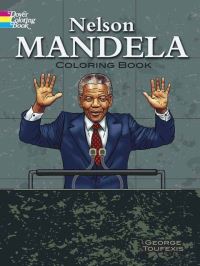 Book Cover for Nelson Mandela Coloring Book by George Toufexis