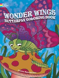 Book Cover for Wonder Wings Butterfly Coloring Book by Jessica Mazurkiewicz