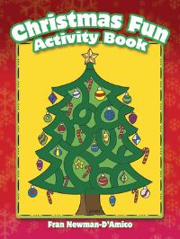 Book Cover for Christmas Fun Activity Book by Fran NewmanDAmico