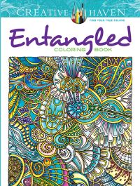Book Cover for Creative Haven Entangled Coloring Book by Angela Porter
