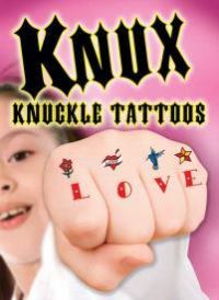 Book Cover for KNUX -- Knuckle Tattoos for Girls by Dover