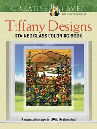Book Cover for Creative Haven Tiffany Designs Stained Glass Coloring Book by A G Smith