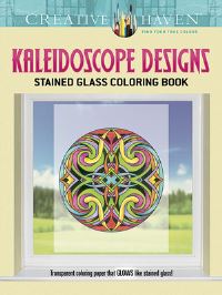 Book Cover for Creative Haven Kaleidoscope Designs Stained Glass Coloring Book by Carol Schmidt