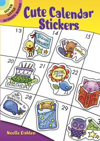 Book Cover for Cute Calendar Stickers by Noelle Dahlen