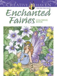 Book Cover for Creative Haven Enchanted Fairies Coloring Book by Barbara Lanza