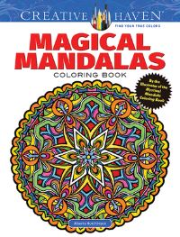 Book Cover for Creative Haven Magical Mandalas Coloring Book by Alberta Hutchinson
