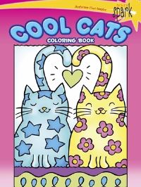 Book Cover for SPARK -- Cool Cats Coloring Book by Noelle Dahlen