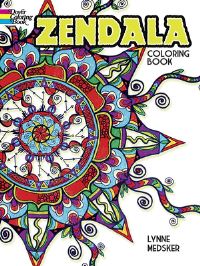 Book Cover for Zendala Coloring Book by Lynne Medsker