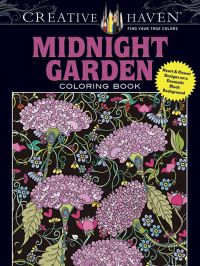 Book Cover for Creative Haven Midnight Garden Coloring Book by Lindsey Boylan
