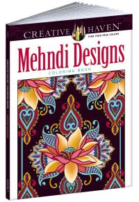 Book Cover for Creative Haven Mehndi Designs Collection Coloring Book by Dover